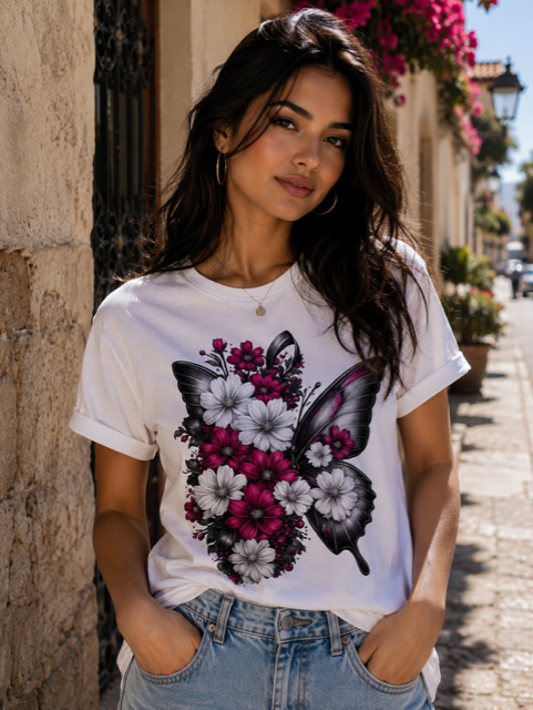 Floral flutters "T"