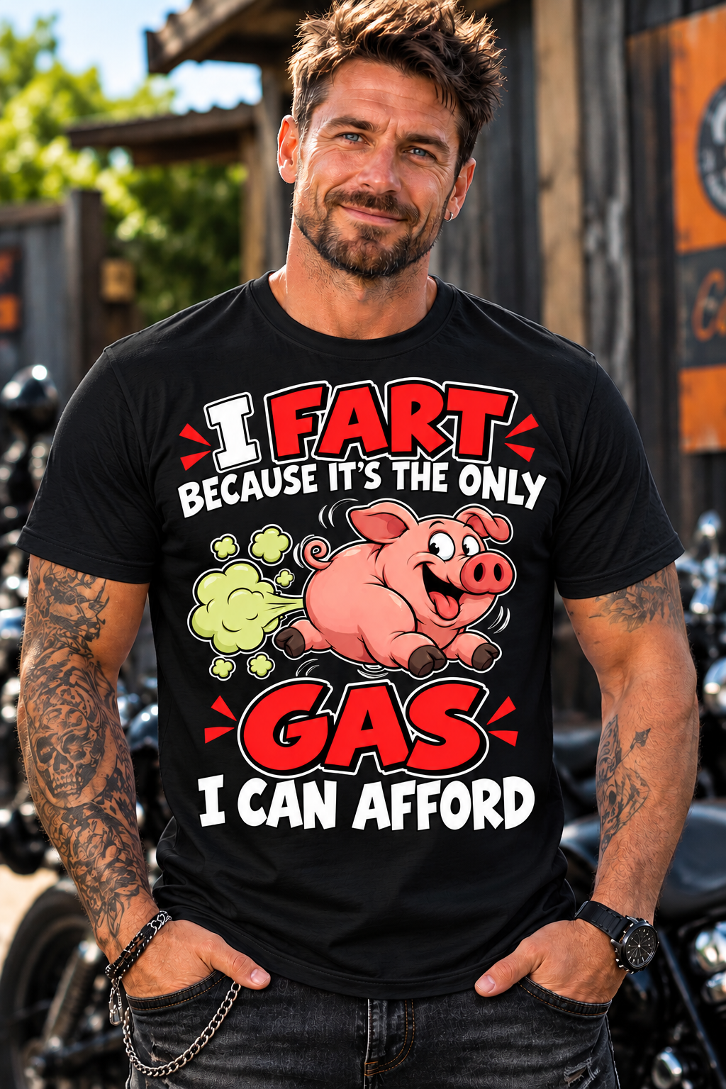I Fart – The Only Gas I Can Afford Funny T-