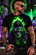 Toxic Halo Cotton Graphic T-Shirt
