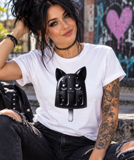 Halloween Black cat Lolly T shirt