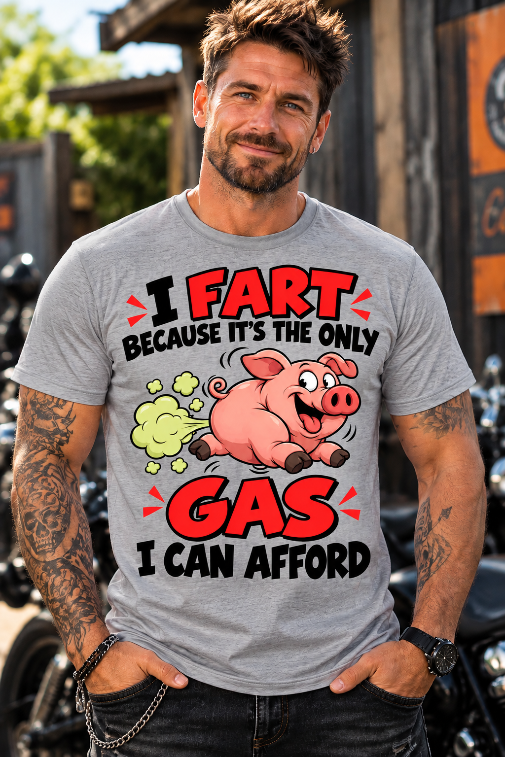 I Fart – The Only Gas I Can Afford Funny T-