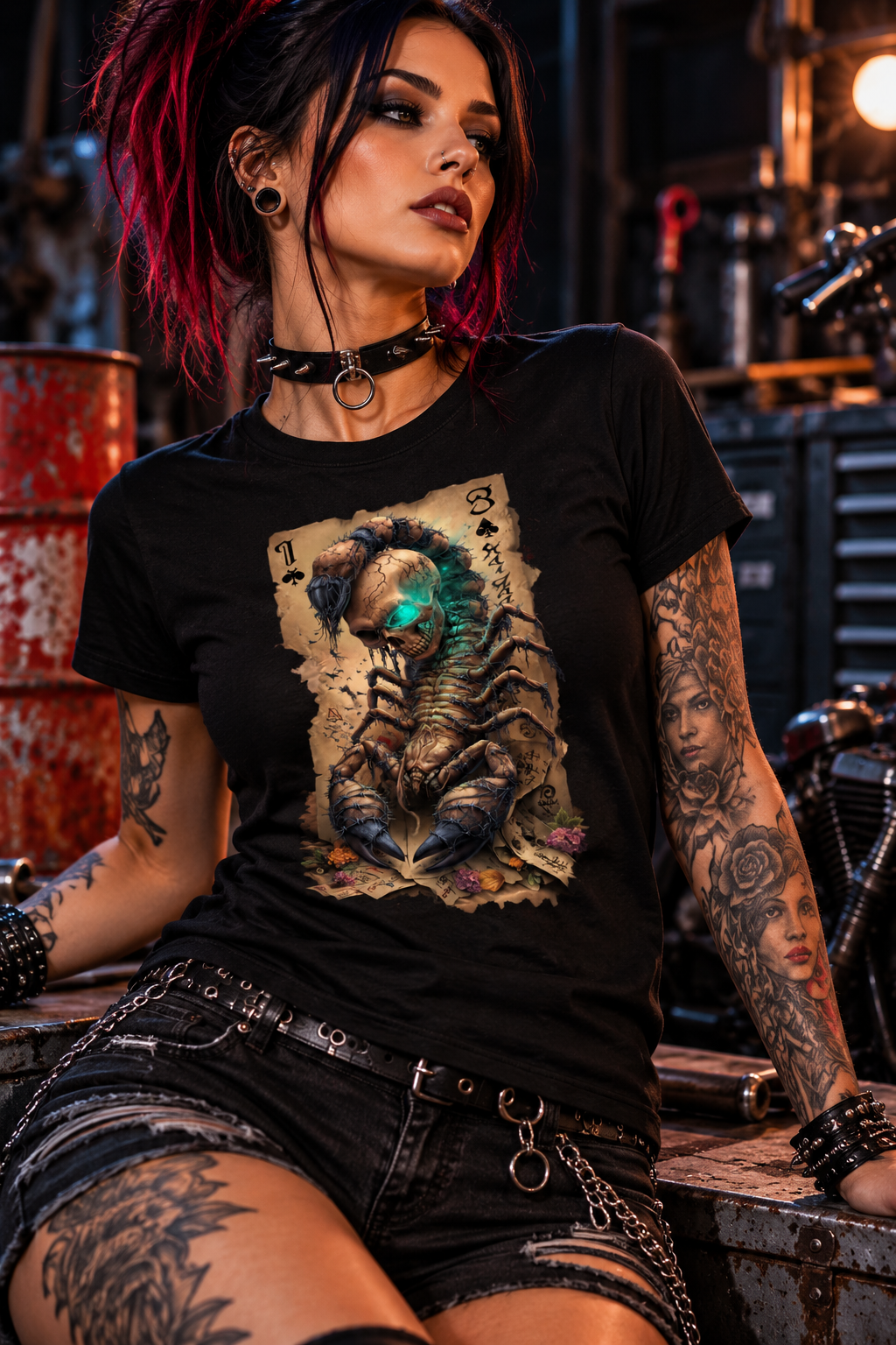 Deathstinger Cotton Graphic T-Shirt