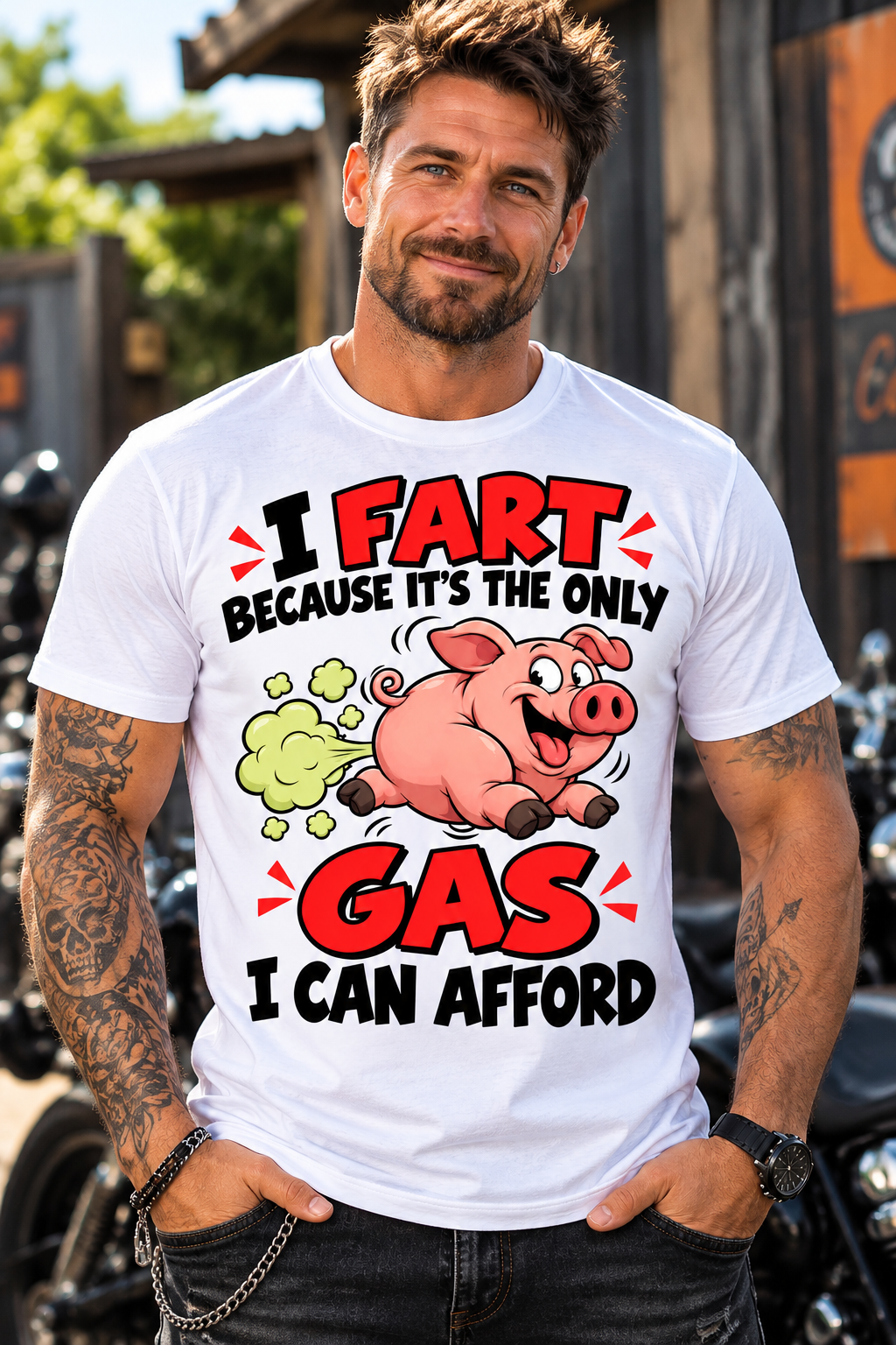 I Fart – The Only Gas I Can Afford Funny T-