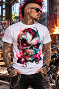 Neon Havoc Cotton Graphic T-Shirt