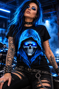 Voltage Reaper Cotton Graphic T-Shirt