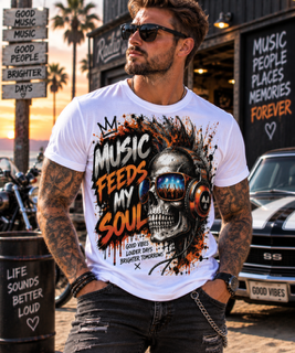 Music Feeds My Soul T shirt