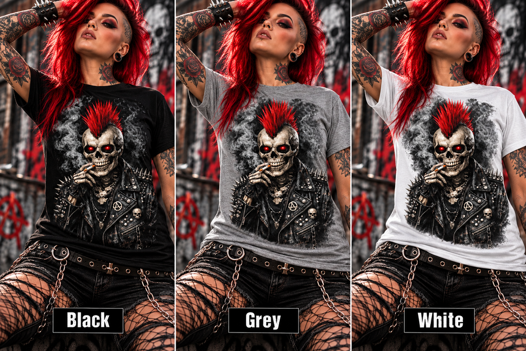 Crimson Riot Cotton Graphic T-Shirt