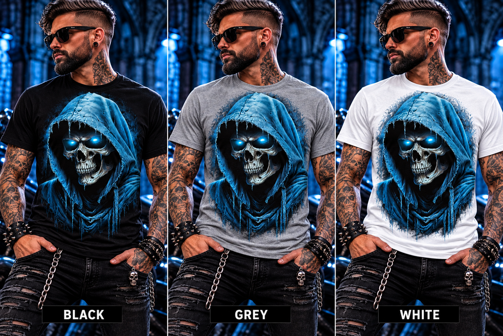 Frost Reaper Cotton Graphic T-Shirt