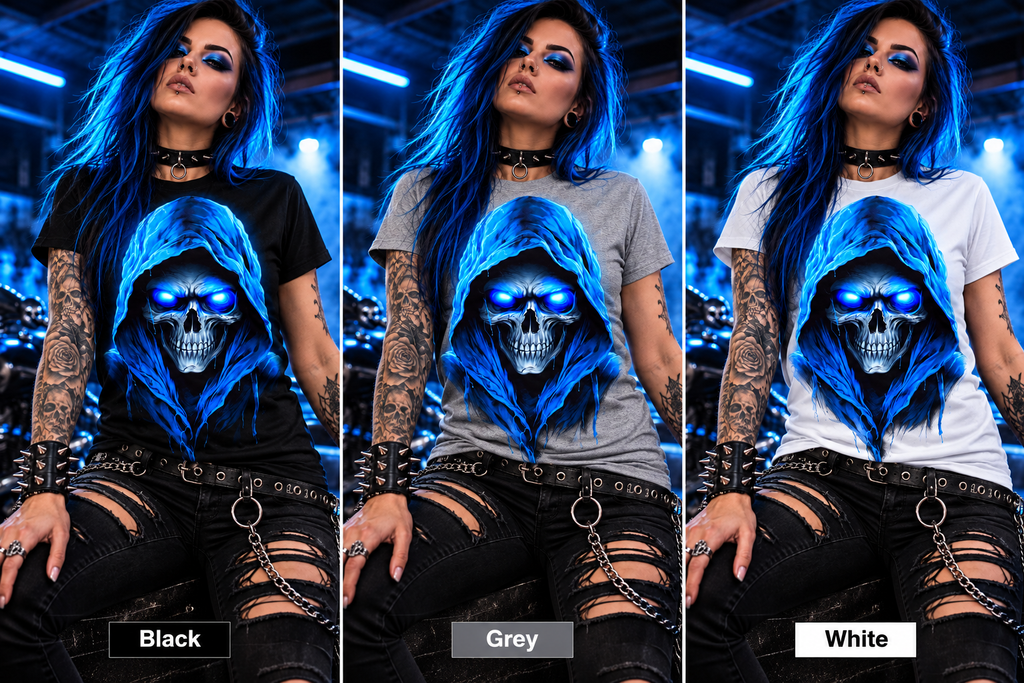 Voltage Reaper Cotton Graphic T-Shirt
