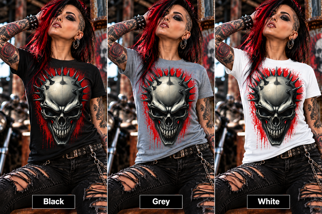 Chrome Menace Cotton Graphic T-Shirt