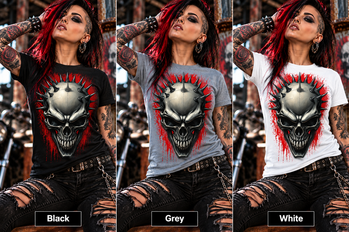 Chrome Menace Cotton Graphic T-Shirt