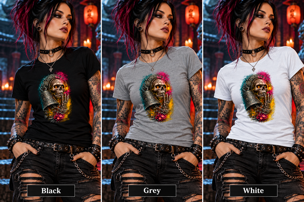Death Knell Cotton Graphic T-Shirt